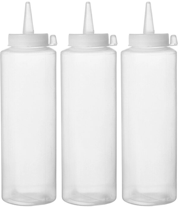 0.2L 3tk Pudelid külmade kastmete jaoks, Ø50x185mm - Image 2
