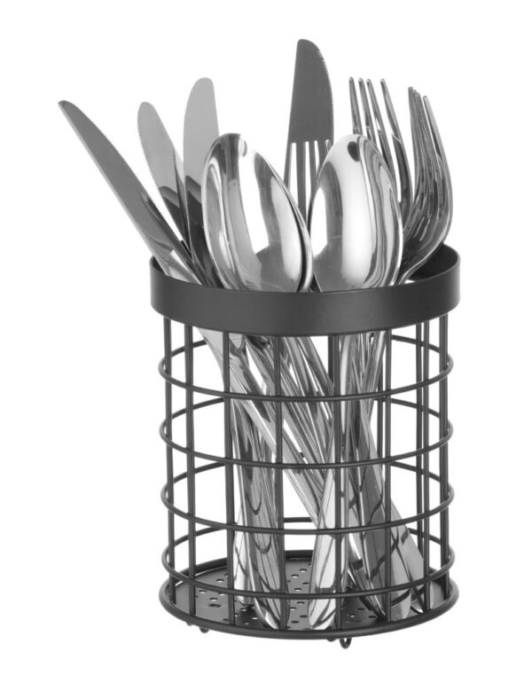 Ø120x150mm Söögiriistade korv must