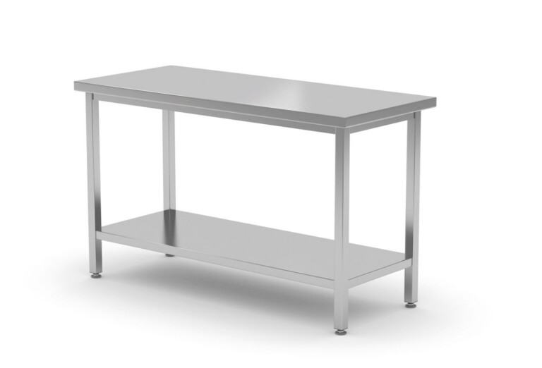 Keskne töölaud - poltidega, HENDI, Profi Line, 1000x700x(H)850mm