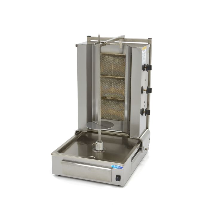 40kg Kebabigrill 3 põletid - Gas