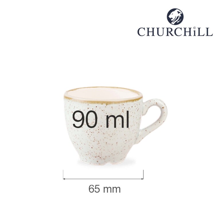 0.1L Stonecast Barley White espressotass