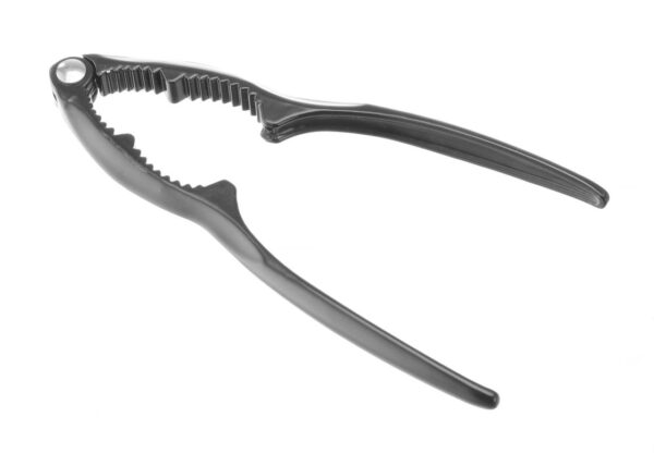 Pähkli- ja homaaritangid, mustad, mati viimistlusega 160x35mm