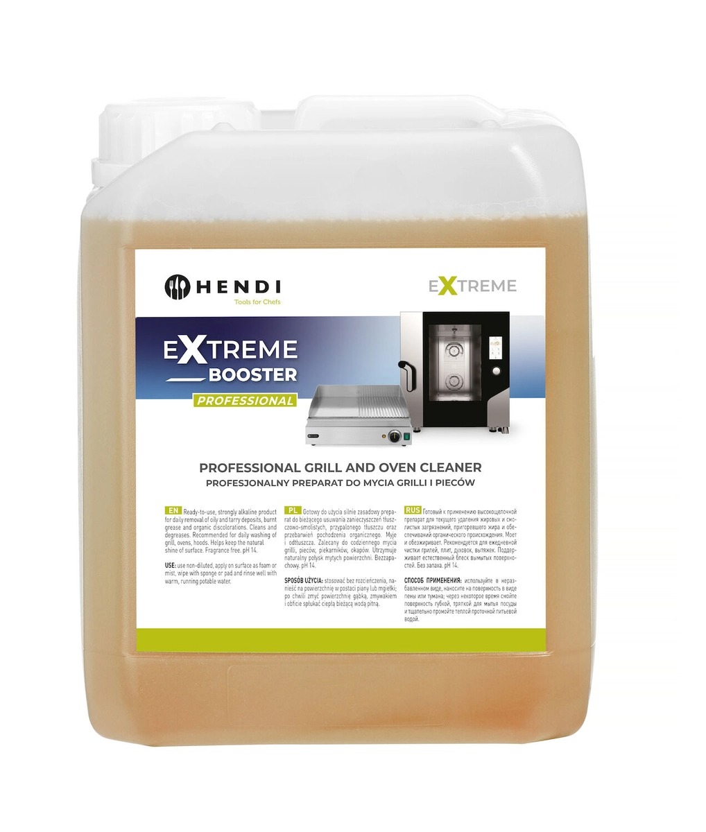 5L Extreme Booster Professionaalne pesukontsentraat grillide ja ahjude puhastamiseks - Image 2