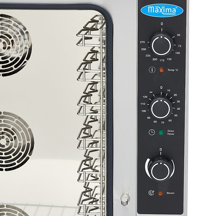 1/1 GN Kombineeritud Auruahi - sobib 10 Ahjuplaadile (60 x 40 cm) - Analoog - 400V - Image 3