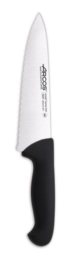 Chef knife serrated 2900 series Arcos Black (L)333mm