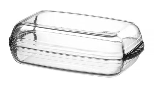 Roaster, double OVENCHEF, Duralex, Transparent, 355x220x(H)110mm