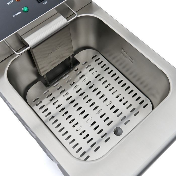 16L Fritüür, 1 korv, tühjenduskraaniga ja alusega, 230V - Image 4