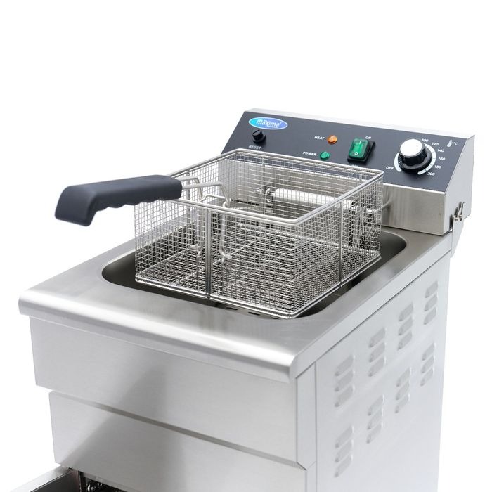 16L Fritüür, 1 korv, tühjenduskraaniga ja alusega, 230V - Image 9