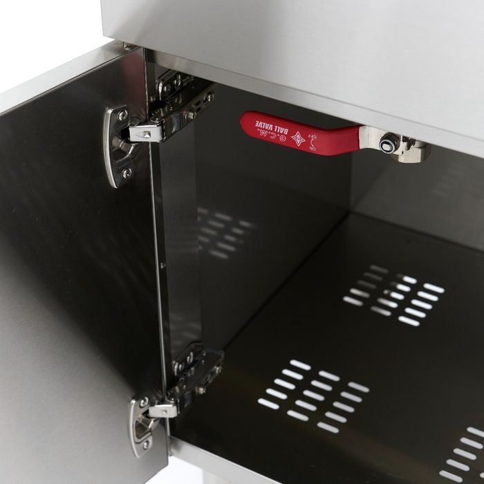 Fritüür - 2 x 16L - 2 korvi - tühjenduskraaniga ja alusega - 230V - Image 7