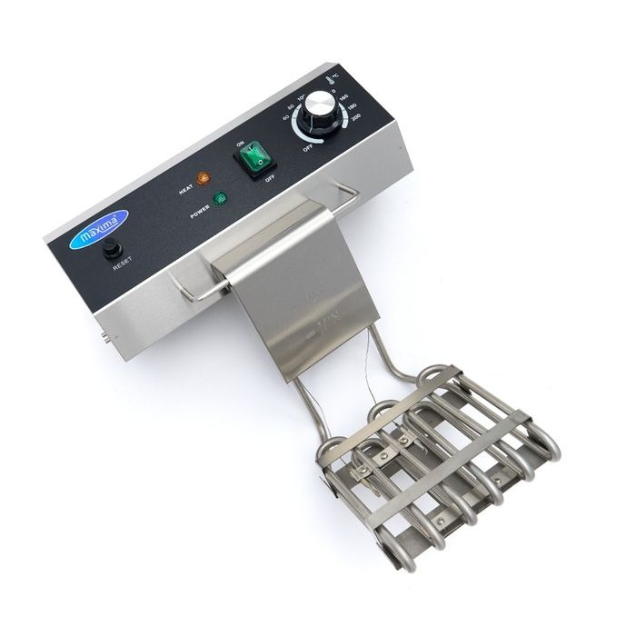 Fritüür - 2 x 16L - 2 korvi - tühjenduskraaniga ja alusega - 230V - Image 5