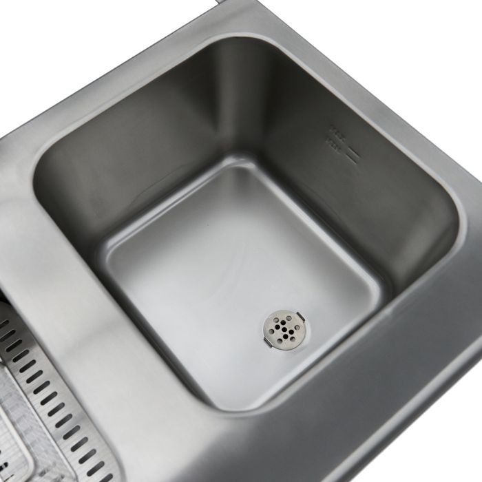 Fritüür - 2 x 16L - 2 korvi - tühjenduskraaniga ja alusega - 230V - Image 12