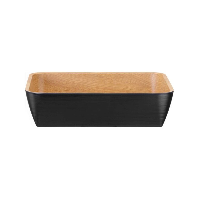 GN1/2 Panama Black buffet bowl 325x265x(h)80mm