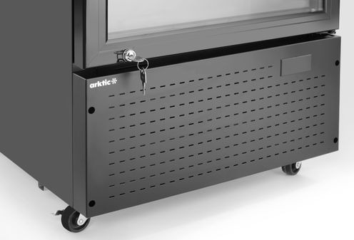 Ühe uksega tagumine baarikülmik taustvalgustusega paneeliga, Arktic, 254L, Must, 220-240V/250W, 578x605x(H)1980mm - Pilt 2