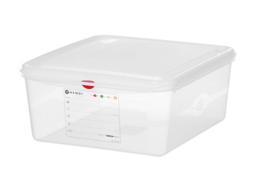 GN2/3 mahuti polüpropüleen 13.5L Läbipaistev 354x325x(H)150mm Ristkülikukujuline