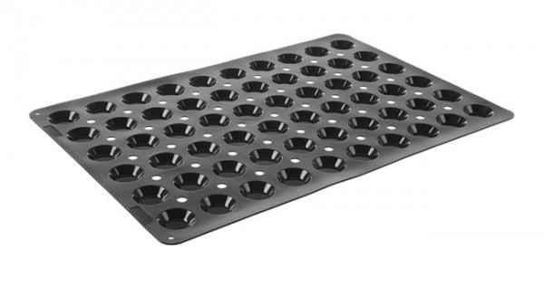 Ø45x16mm Küpsetusvorm silikoonist Mini-tartelette 60 per mold