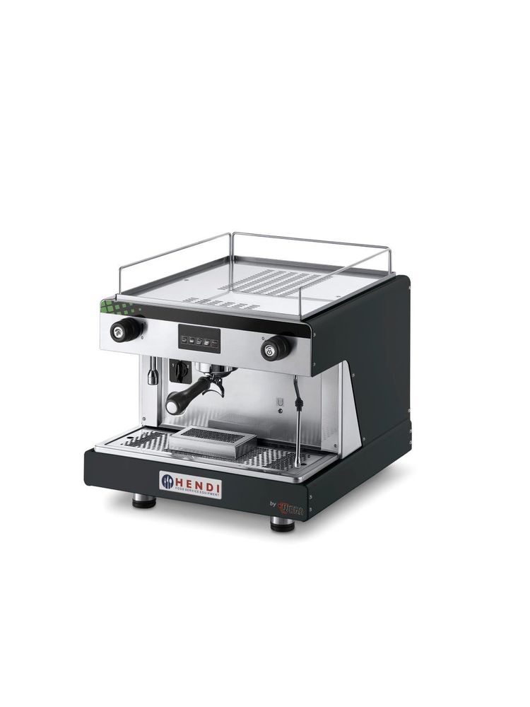 5L Käpaga kohvimasinad Wega - 1 grupp, elektrooniline, must 230V/2900W, 530x555x(H)515mm