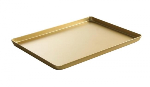 300x200x(H)20mm Kandik kondiitritoodete esitlemiseks – kuldne