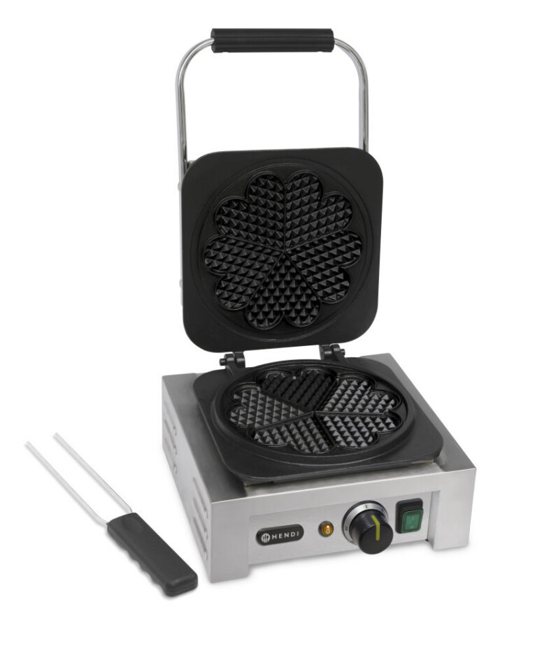 Vahvliküpsetaja "Süda" 230V/2200W, 320x437x(H)251mm
