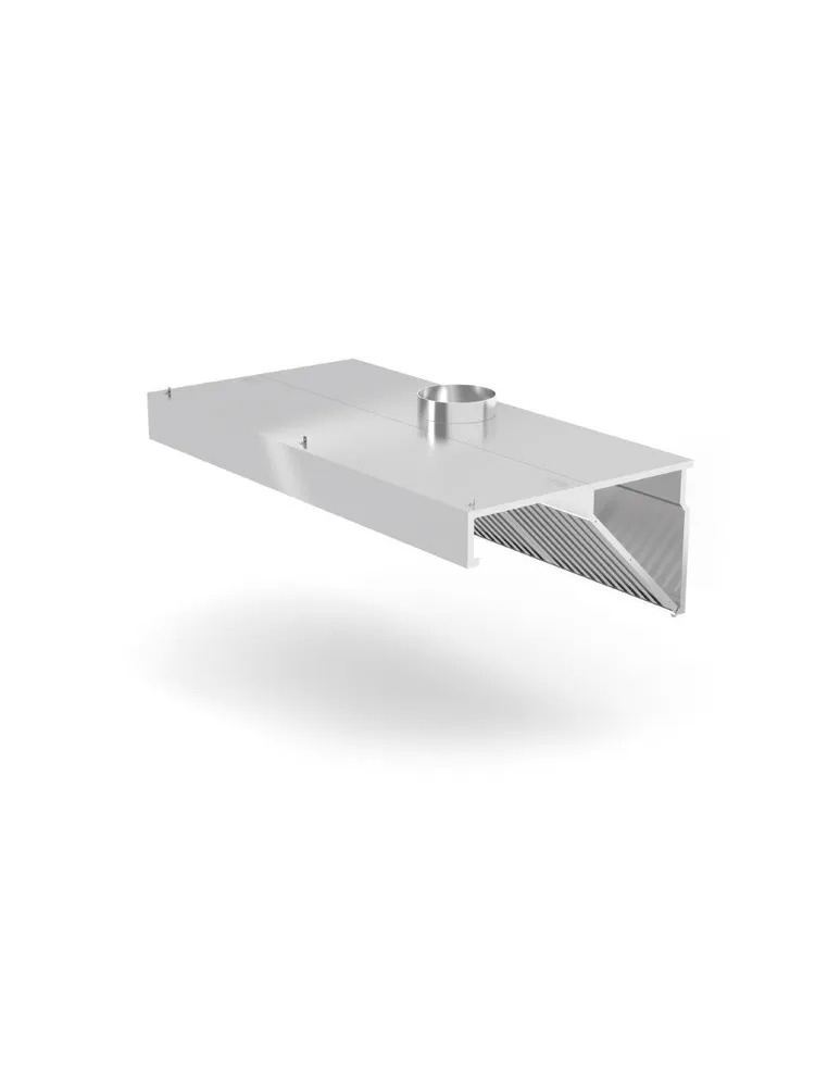 Diagonaalne ventilatsioonikubu seinale Diagonaalne seinale paigaldatav kubu, valgustusega 1000x700x450, 1000x700x(H)450mm