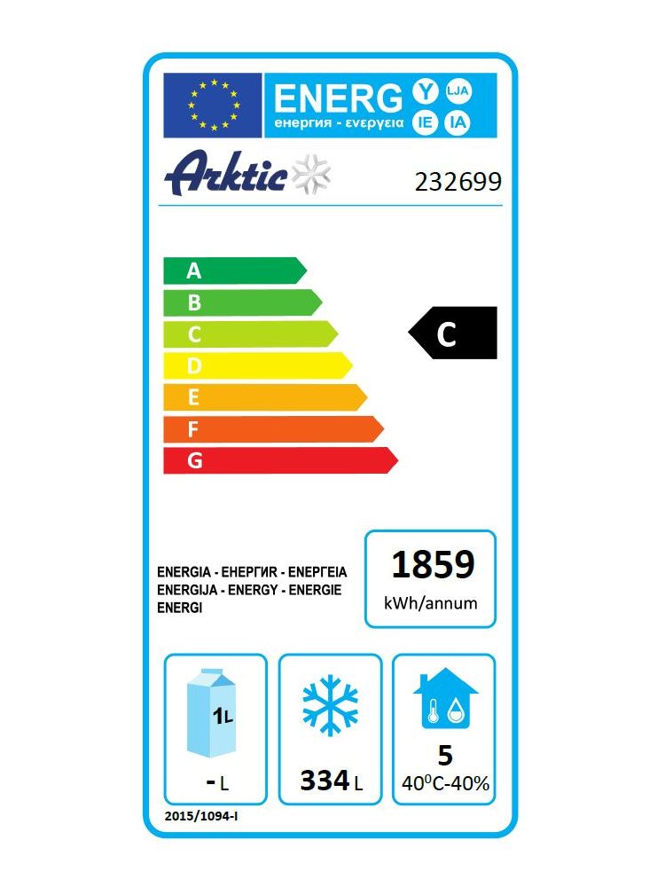 420L Sügavkülmlaud ProfiLine 700 - 3 uksega, agregaadi asukoht küljeL Arktic, GN1/1, 230V/600W, 1795x700x(H)850mm - Image 2