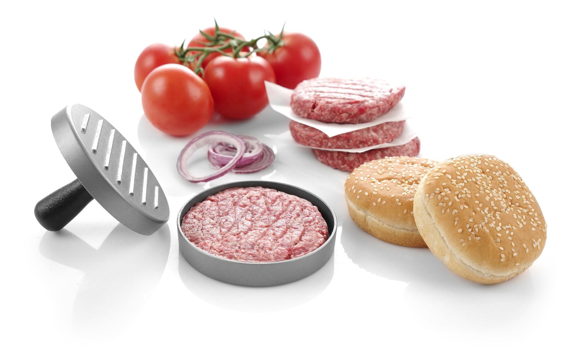 Ø120x80mm Käsipress hamburgerikotleti valmistamiseks - Pilt 2