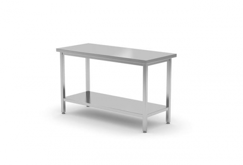 160x70x85cm Tööpinnalaud riiuliga poltidega tsentraalselt paigutatud