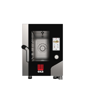 6xGN2/3 konvektsioon-ahi Millennial Touch Screen Gastro Compact elektrooniline juhtimine, Tecnoeka, GN2/3, 400V/5200W, 500x750x(H)700mm