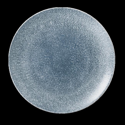 217mm Raku Topaz Blue kupeetaldrik