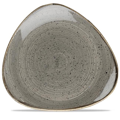 265mm Stonecast Grey kolmnurkne taldrik