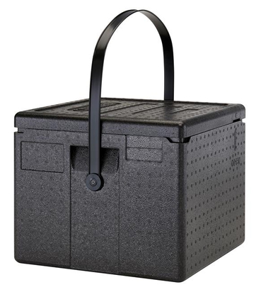 410x410x404mm Soojusisolatsioonkonteiner Cam GoBox® pitsa jaoks, ülemise laadimisega, Cambro,