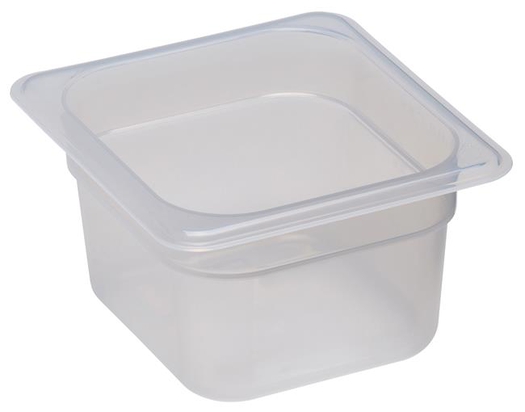GN1/6 | 100mm | 1.5L Läbipaistvast polüpropüleenist konteiner Cambro, 162x176mm