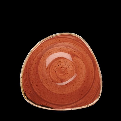 235mm Stonecast Orange kolmnurkne kauss