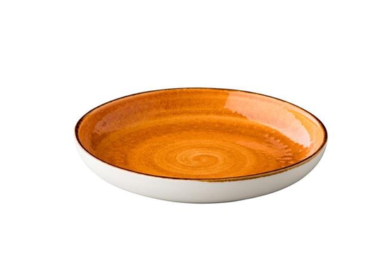 265mm Jersey sügav ümmargune taldrik oranz