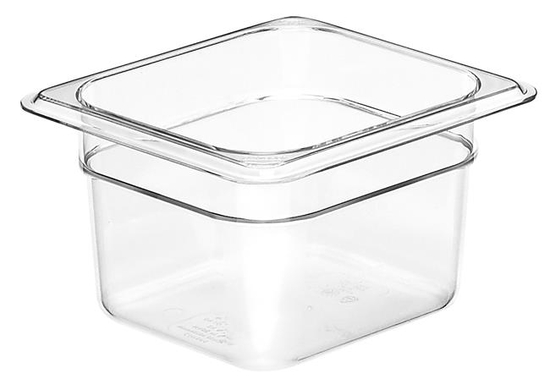 1L Polükarbonaadist konteiner Camwear® GN1/6, Cambro, 1 L H 65 mm, GN1/6, 162x176x65mm