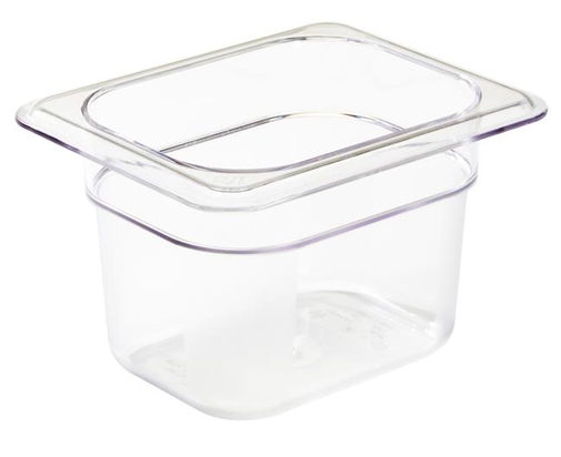GN1/8 Camwear® kaas vaid Camwear® sarja GN konteineritele läbipaistvast polüpropüleenist, Cambro, GN 1/8, xxmm