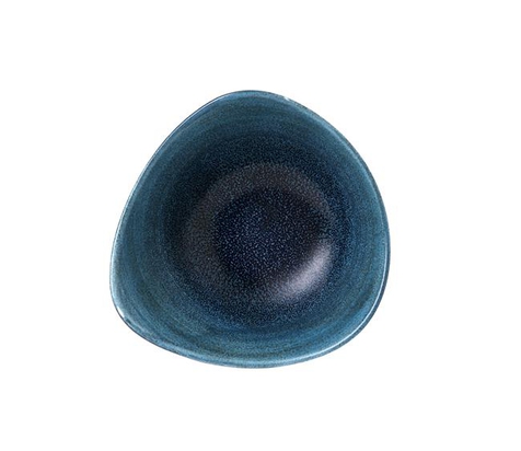 185mm Stonecast Aqueous Lagoon kolmnurkne kauss