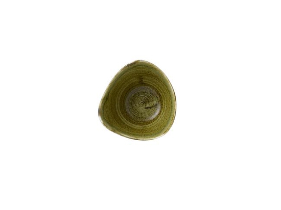 235mm Stonecast Plume Green kolmnurkne kauss