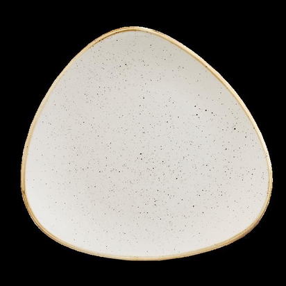 265mm Stonecast Barley White kolmnurkne taldrik