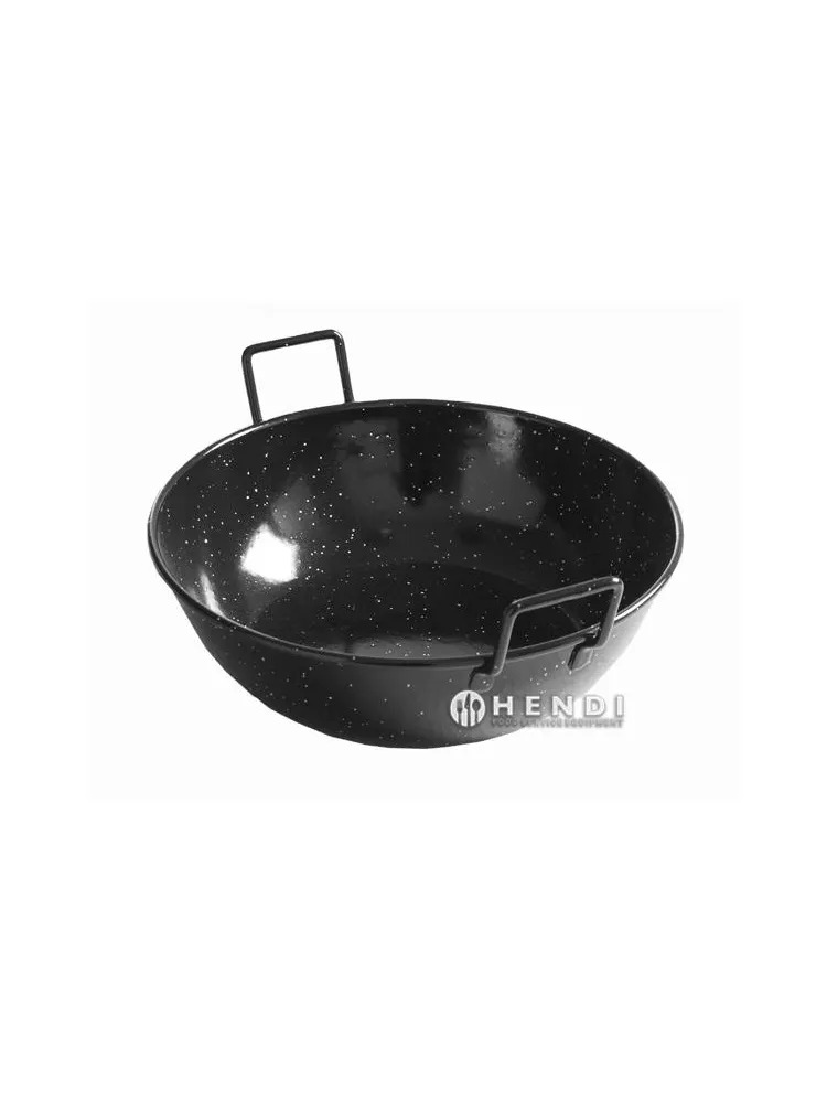 Ø245x70mm Emailkattega sügav pann