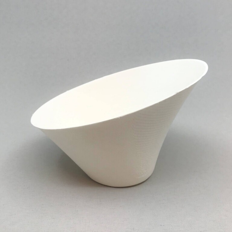 200ml Biolagunev ümar suhkruroost kaldega suupiste kauss 130x110mm, pakis 50tk