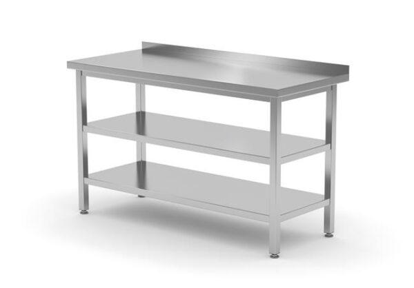 1000x600x850mm Töölaud kahe riiuliga - keevitatud