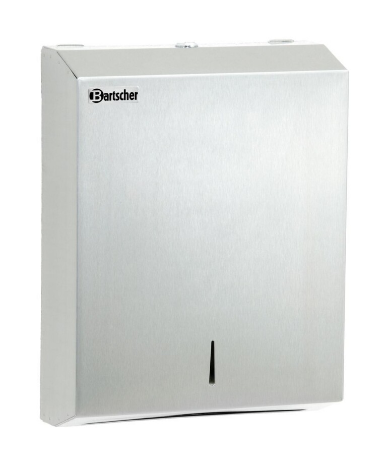 Paper towel dispenser SS brushed