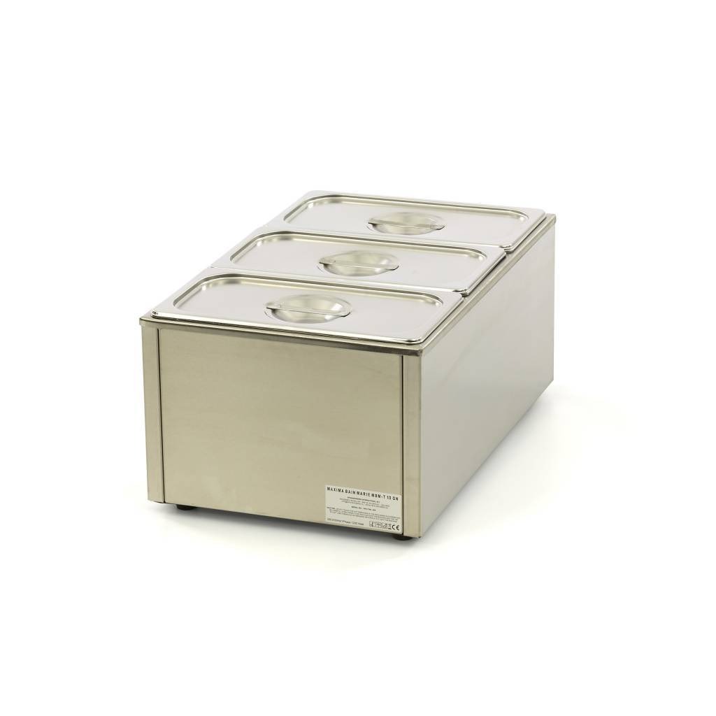 Marmiit GN1/1 Bain Marie kraanikaussi - 3 x 1/3 GN komplekt - Image 2