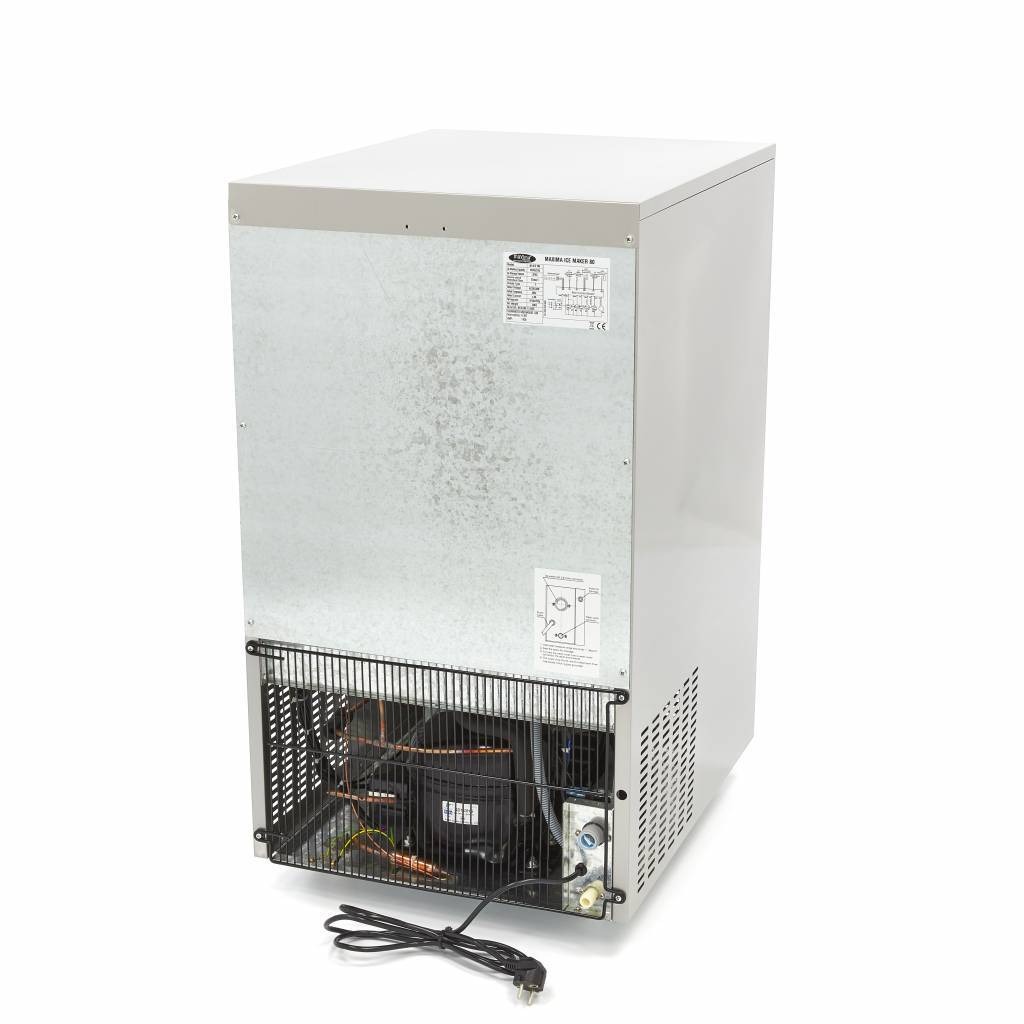 80kg/24h Jääkuubikute masin M-ICE 80 - kuulikuulid - õhujahutusega - Pilt 4