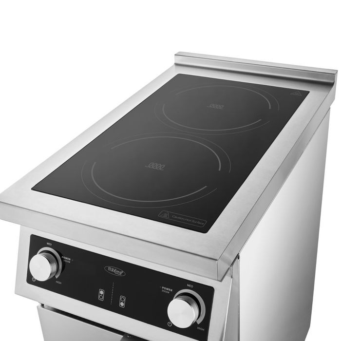 Pliit - 2 põletit - induktsioon - 70 cm sügav - alusega - Pilt 3