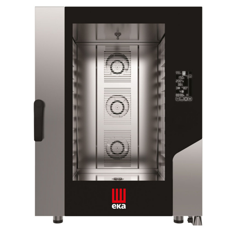 10x60x40cm Black Mask Bakery, – elektroonilise juhtimisega, gaasiahi, Tecnoeka, 18000kW, 850x1035x(H)1231mm