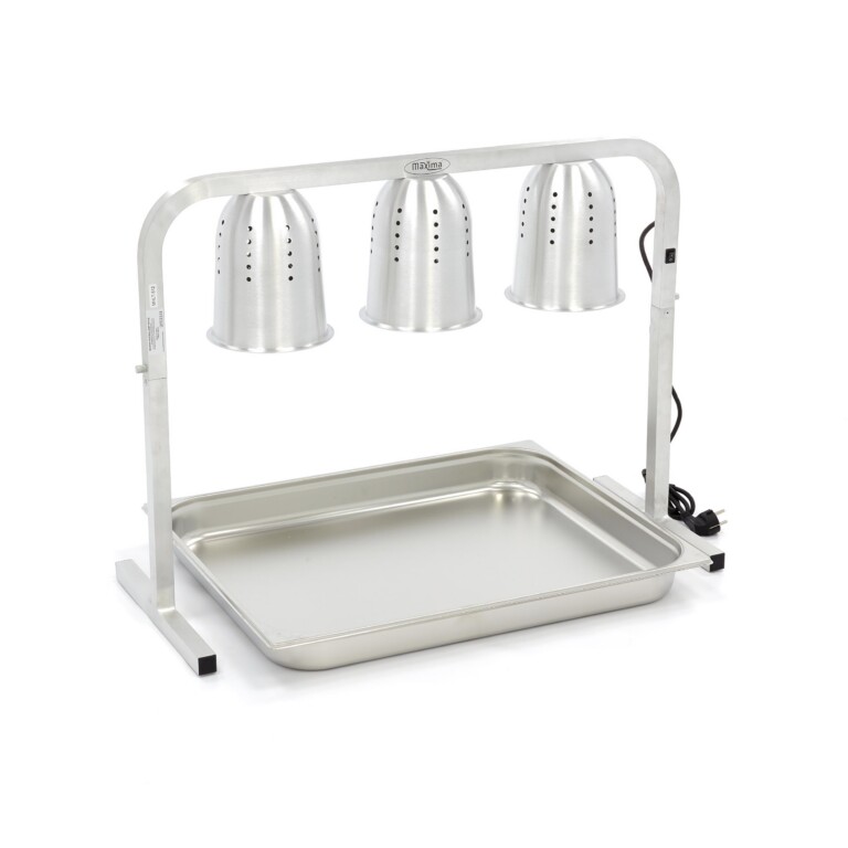 Küttelamp kolmekordne - sh 3 lampi - sh 1 x 2/1 GN mahuti