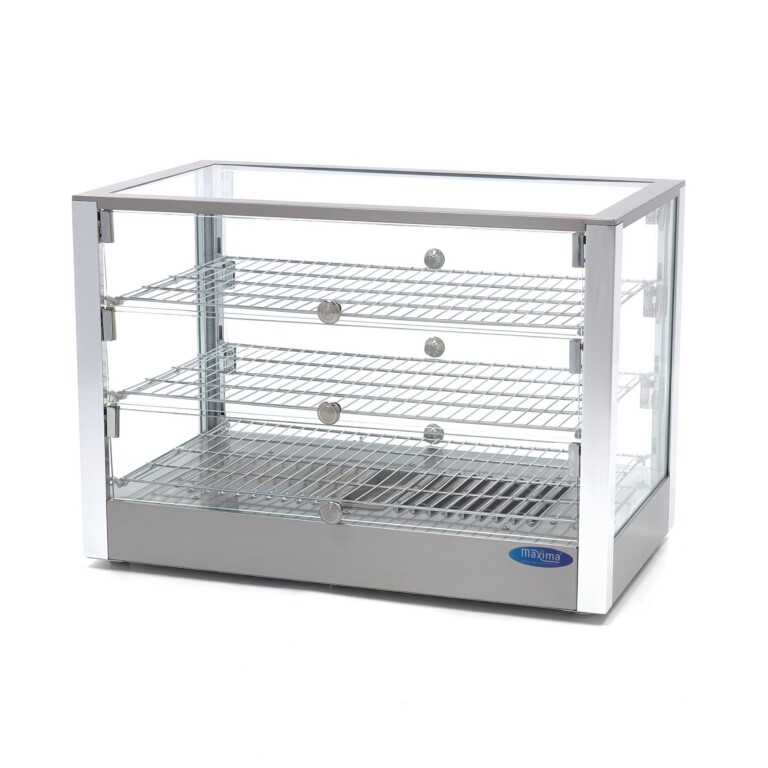 115L Soojendatud toidunäidik 70cm - 3 riiulit