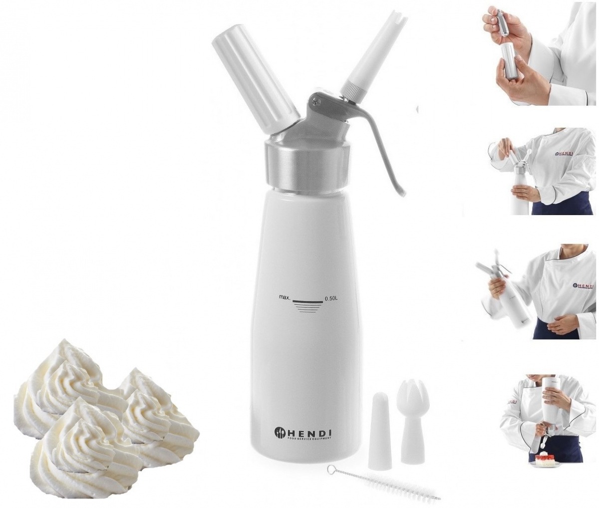 0.5L Kooresifoonid KitchenLine Ø80x(H)260mm - Image 9