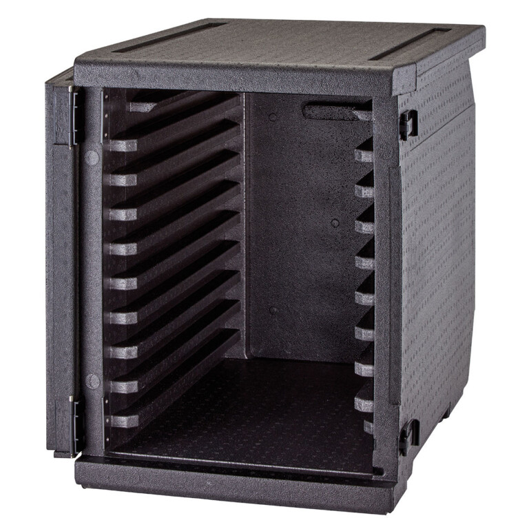 126L Soojusisolatsioonkonteiner Cam GoBox® frontaalse laadimisega, 600x400 mm konteineritele, 9 integreeritud juhikuga, Cambro,  770x540x687mm